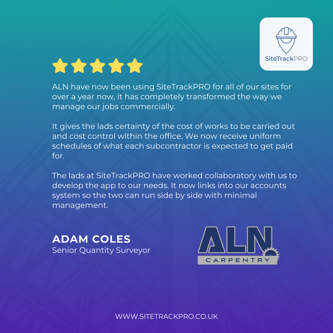 ALN Carpentry Review — 5 star rating